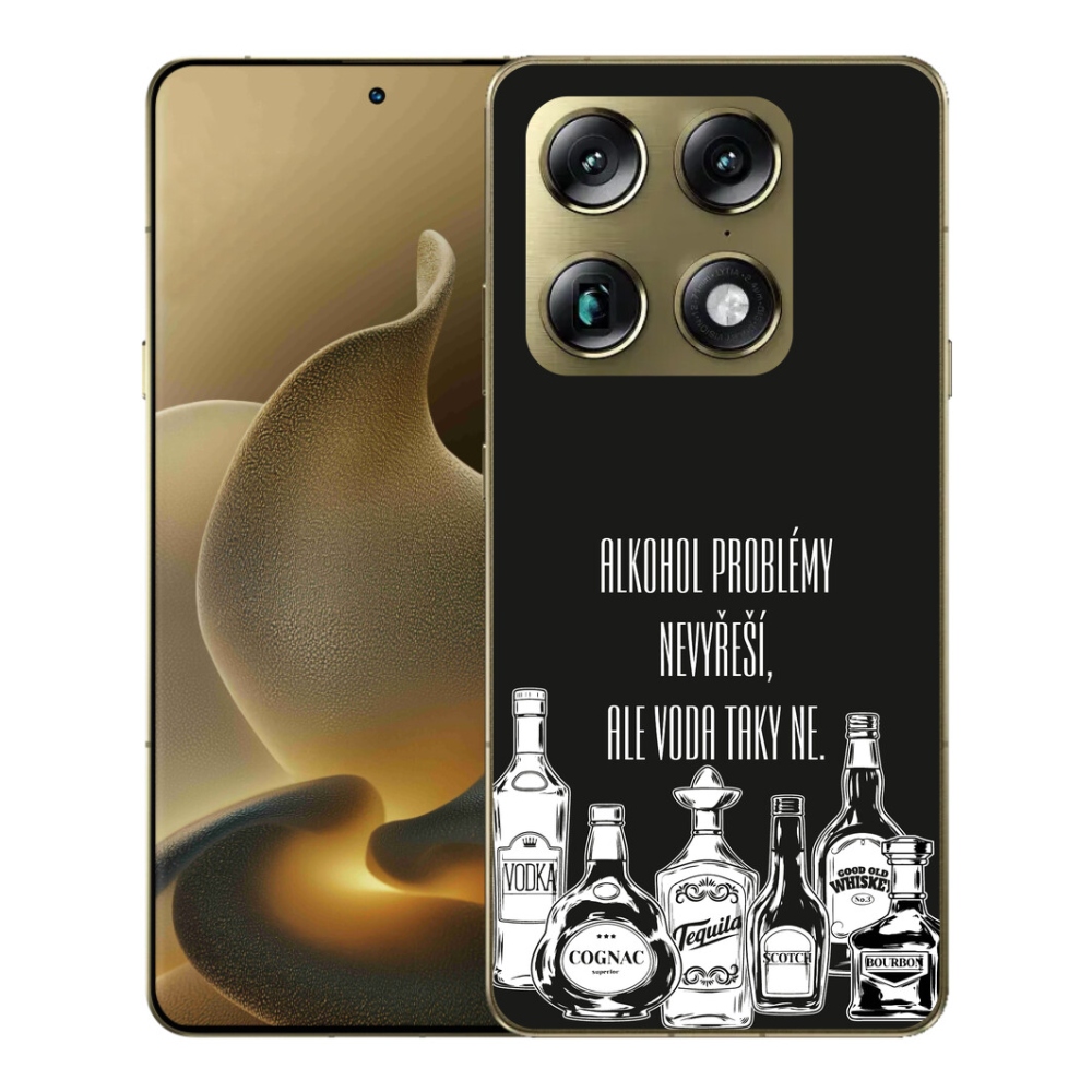 mmCase gél tok a Motorola Signature-hez – vicces felirat fekete háttérrel