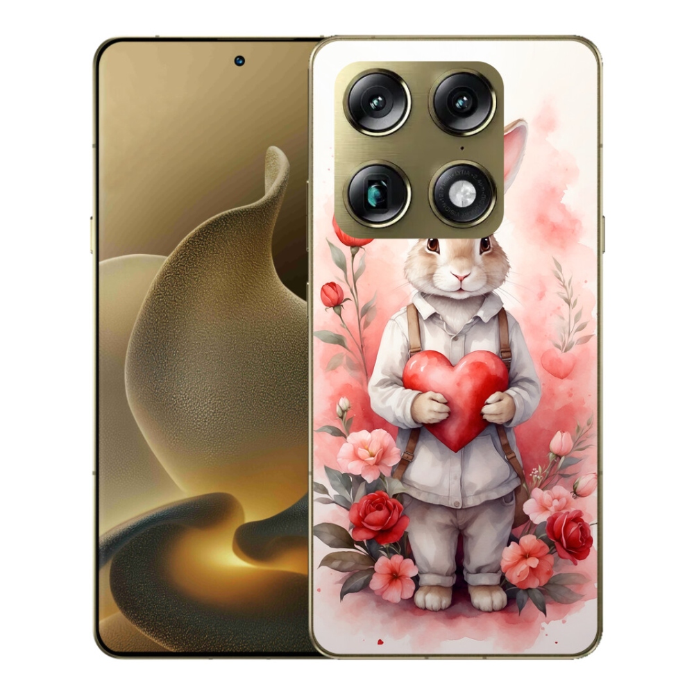 mmCase gél tok a Motorola Signature-hez – nyuszi szívvel