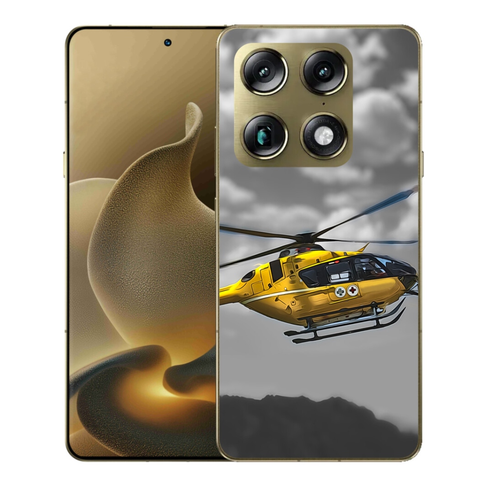 mmCase gél tok a Motorola Signature-hez – sárga helikopter