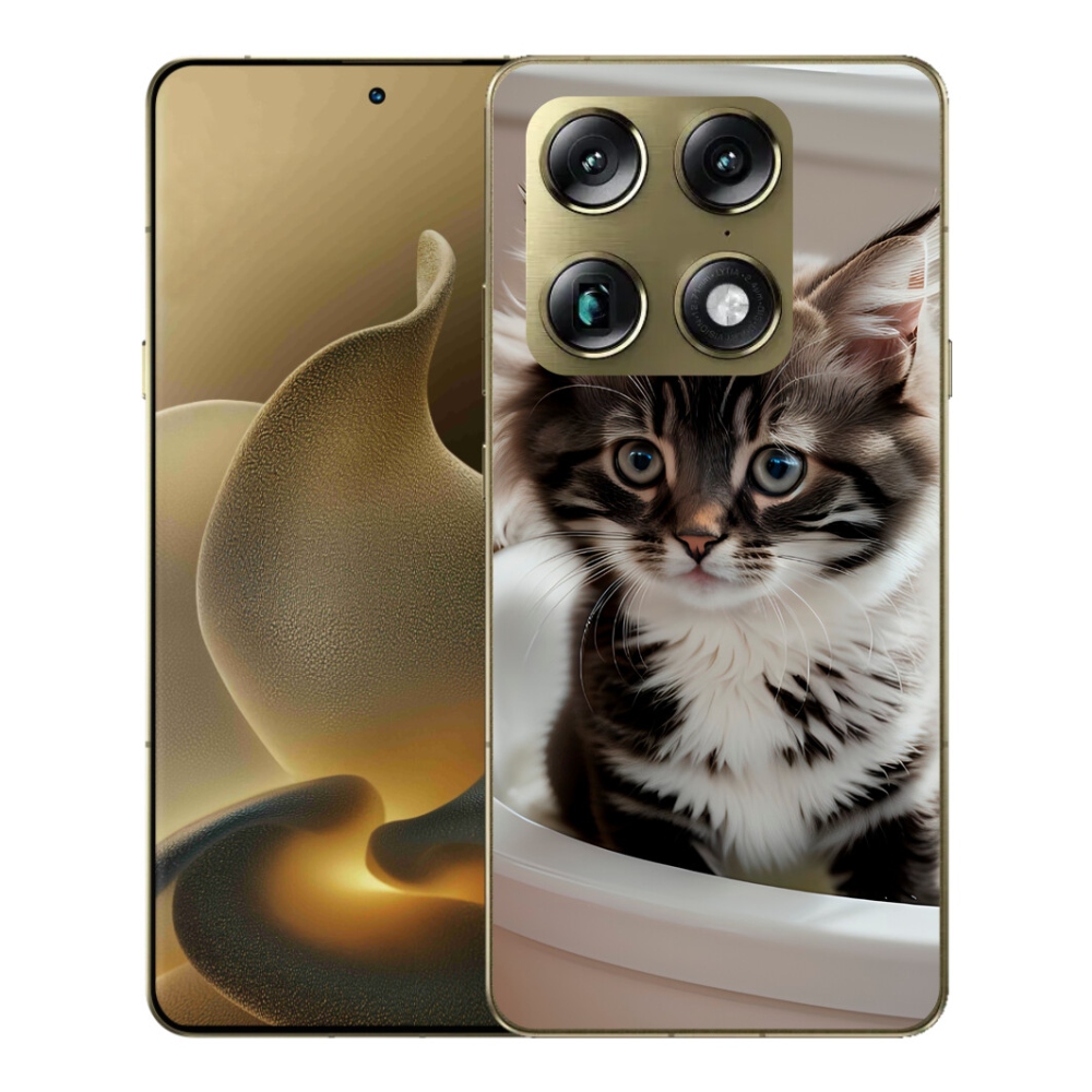 mmCase gél tok a Motorola Signature-hez – kíváncsi cica