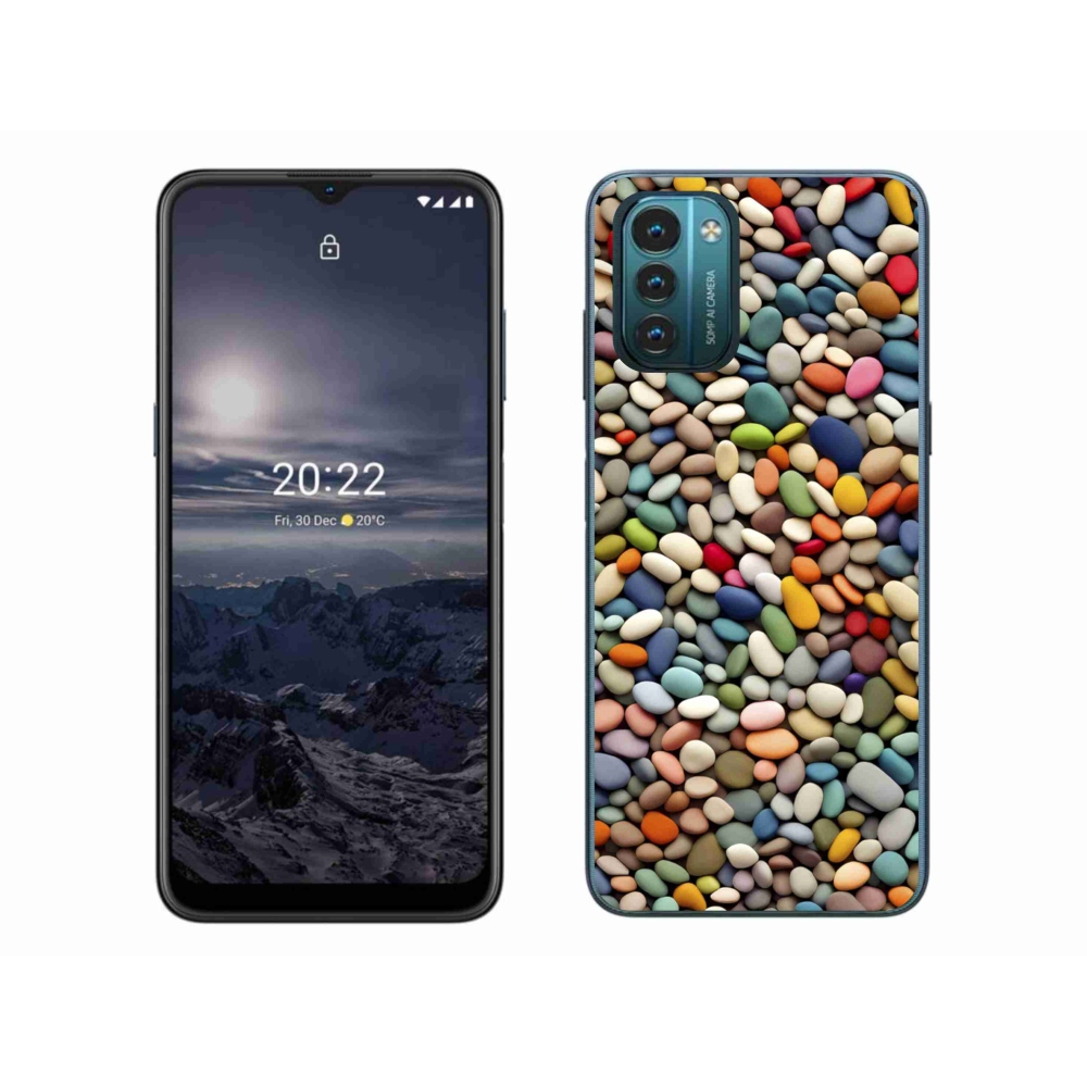 Zselés borítás mmCase Nokia G11/G21 készülékhez - színes strasszkövek 2