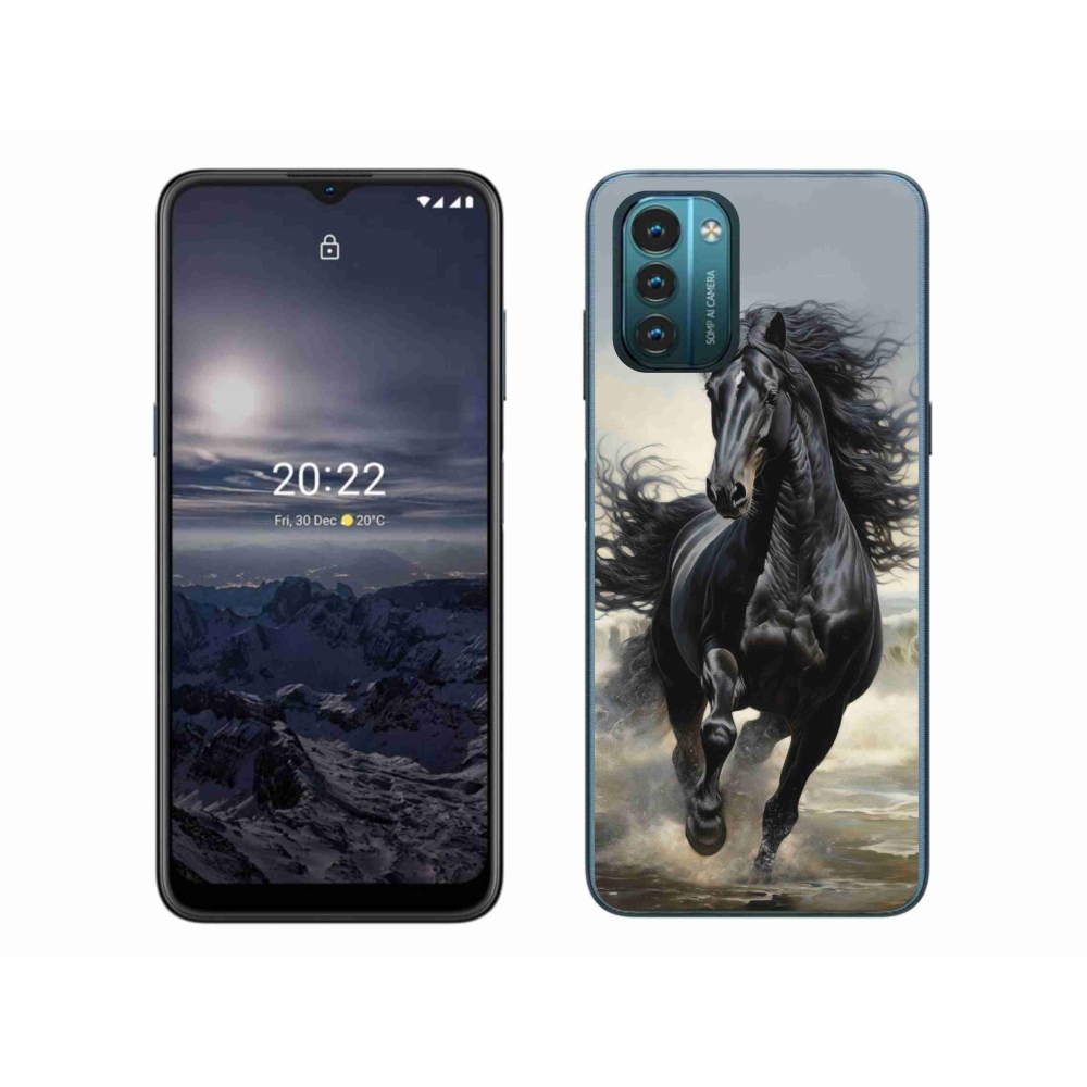 mmCase gélhuzat a Nokia G11/G21-hez – fekete ló