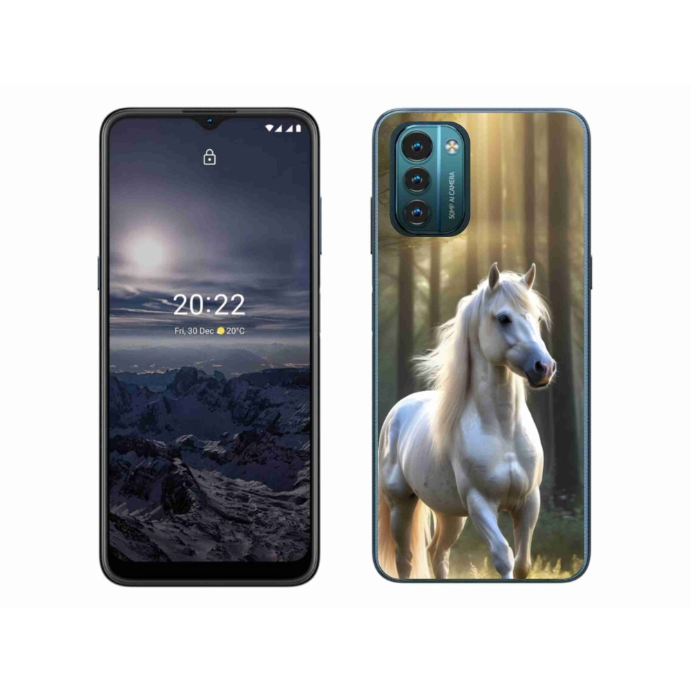 Zselés tok mmCase a Nokia G11/G21 készülékhez - fehér ló 3