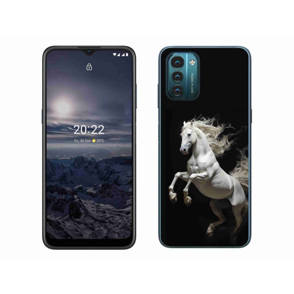 Zselés tok mmCase a Nokia G11/G21 készülékhez - fehér ló 4