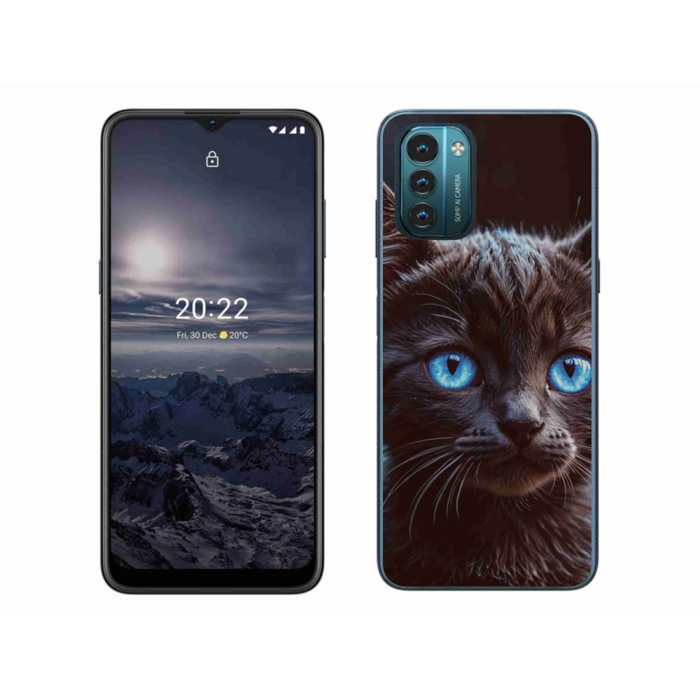 Zselés borítás mmCase a Nokia G11/G21 készülékhez - fekete cica 2