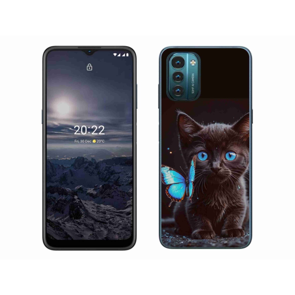 Zselés borítás mmCase a Nokia G11/G21 készülékhez - fekete cica 3