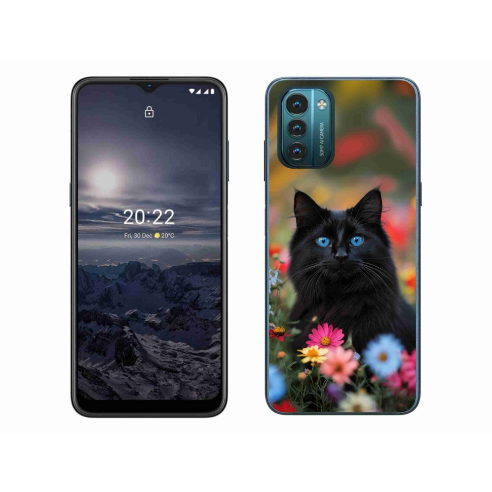mmCase gél tok a Nokia G11/G21-hez – fekete cica 4