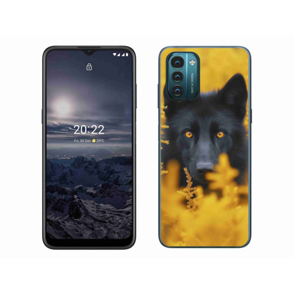 Zselés tok mmCase a Nokia G11/G21 készülékhez - fekete farkas 2