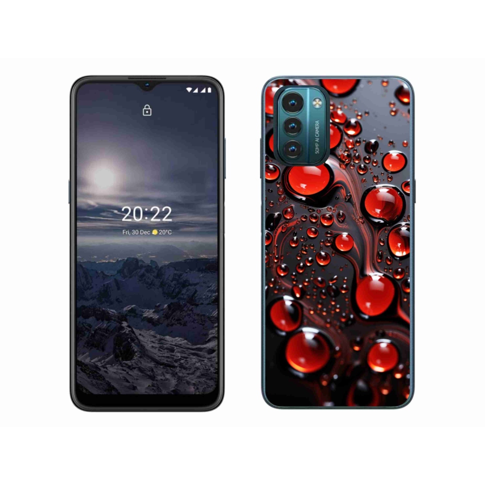 Zselés tok mmCase a Nokia G11/G21 készülékhez - piros csepp 2