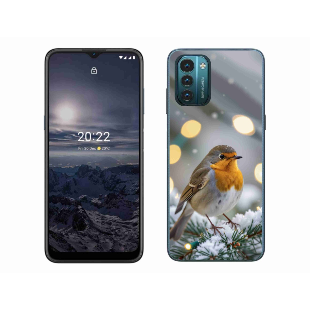 mmCase gélhuzat a Nokia G11/G21-hez – téli vörös