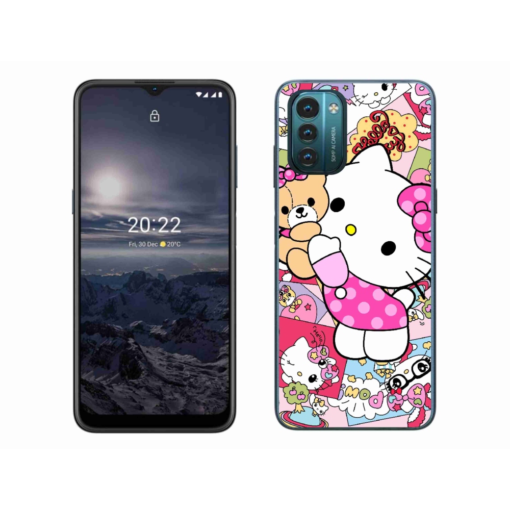 mmCase gélhuzat a Nokia G11/G21-hez – aranyos cica