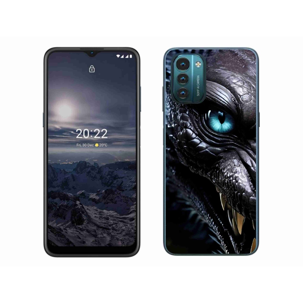 mmCase gélhuzat a Nokia G11/G21-hez – sárkányos mintával