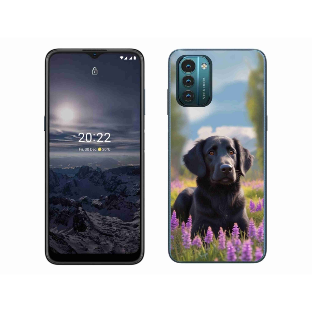 mmCase gélhuzat a Nokia G11/G21-hez – elegáns fekete retriever