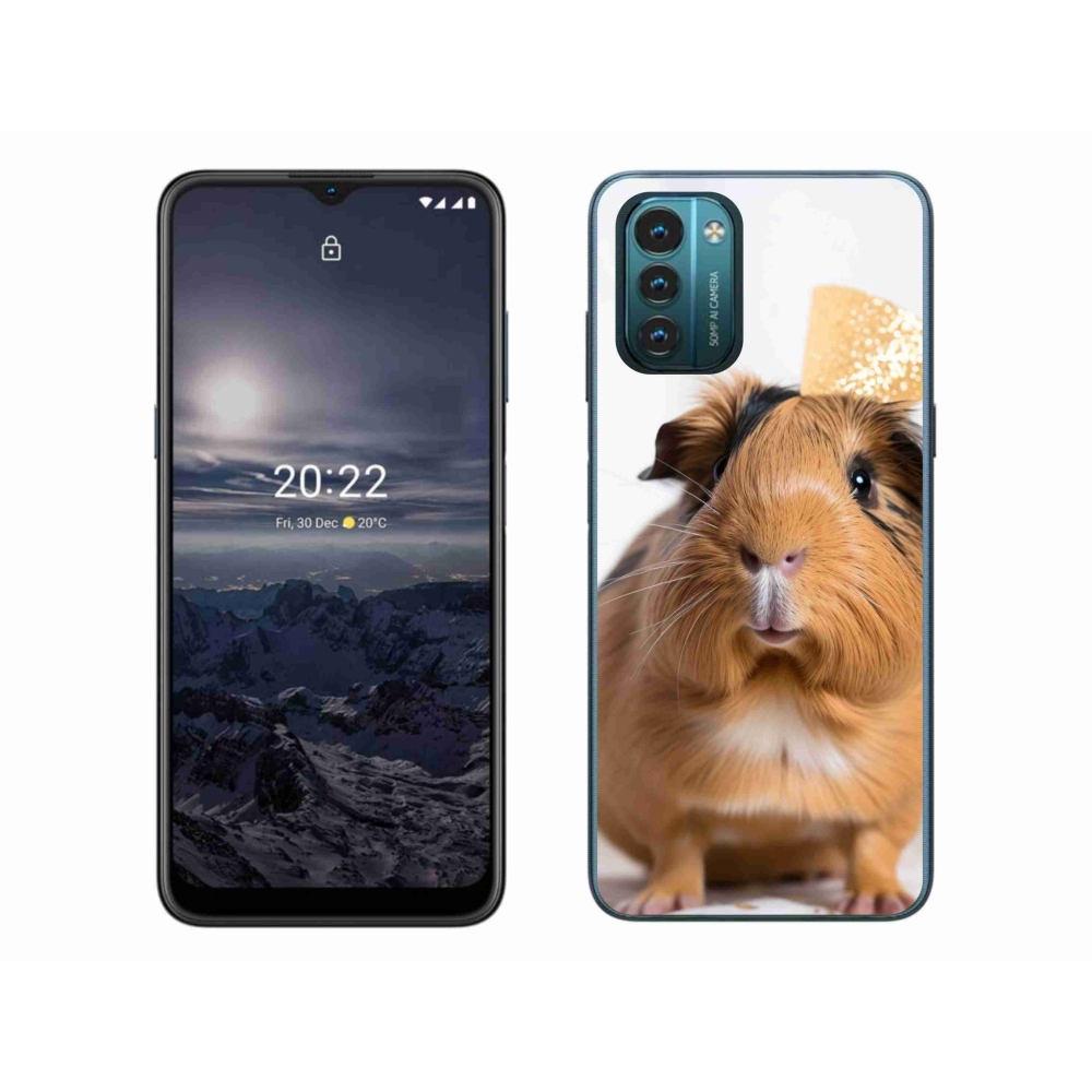 Zselés borítás mmCase a Nokia G11/G21 készülékhez - barna tengerimalac