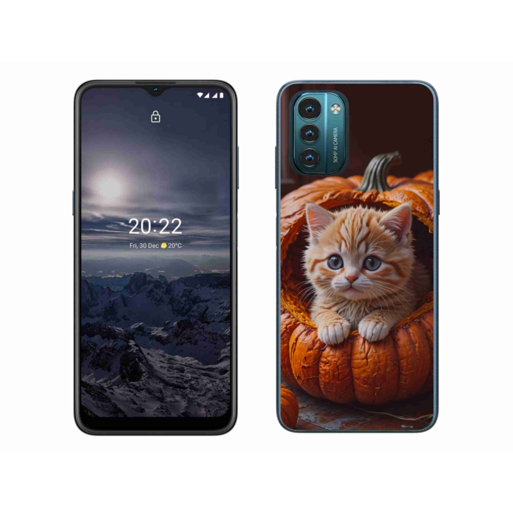 Zselés borítás mmCase a Nokia G11/G21 készülékhez - cica és tök 2