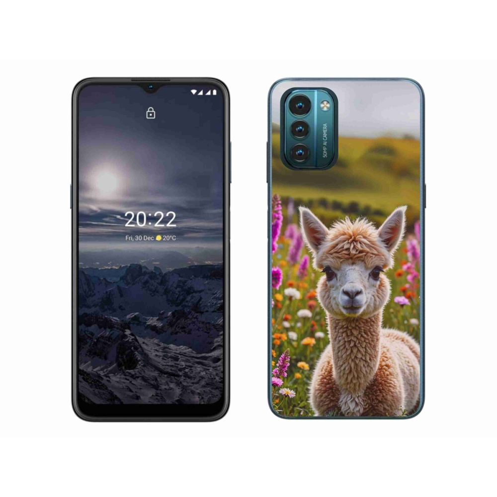 mmCase gél tok a Nokia G11/G21-hez – láma a réten