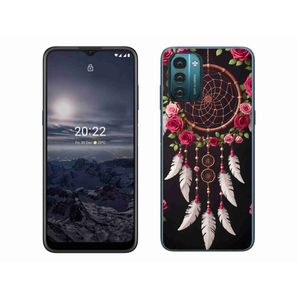 mmCase gél tok a Nokia G11/G21-hez – álomfogó rózsákkal