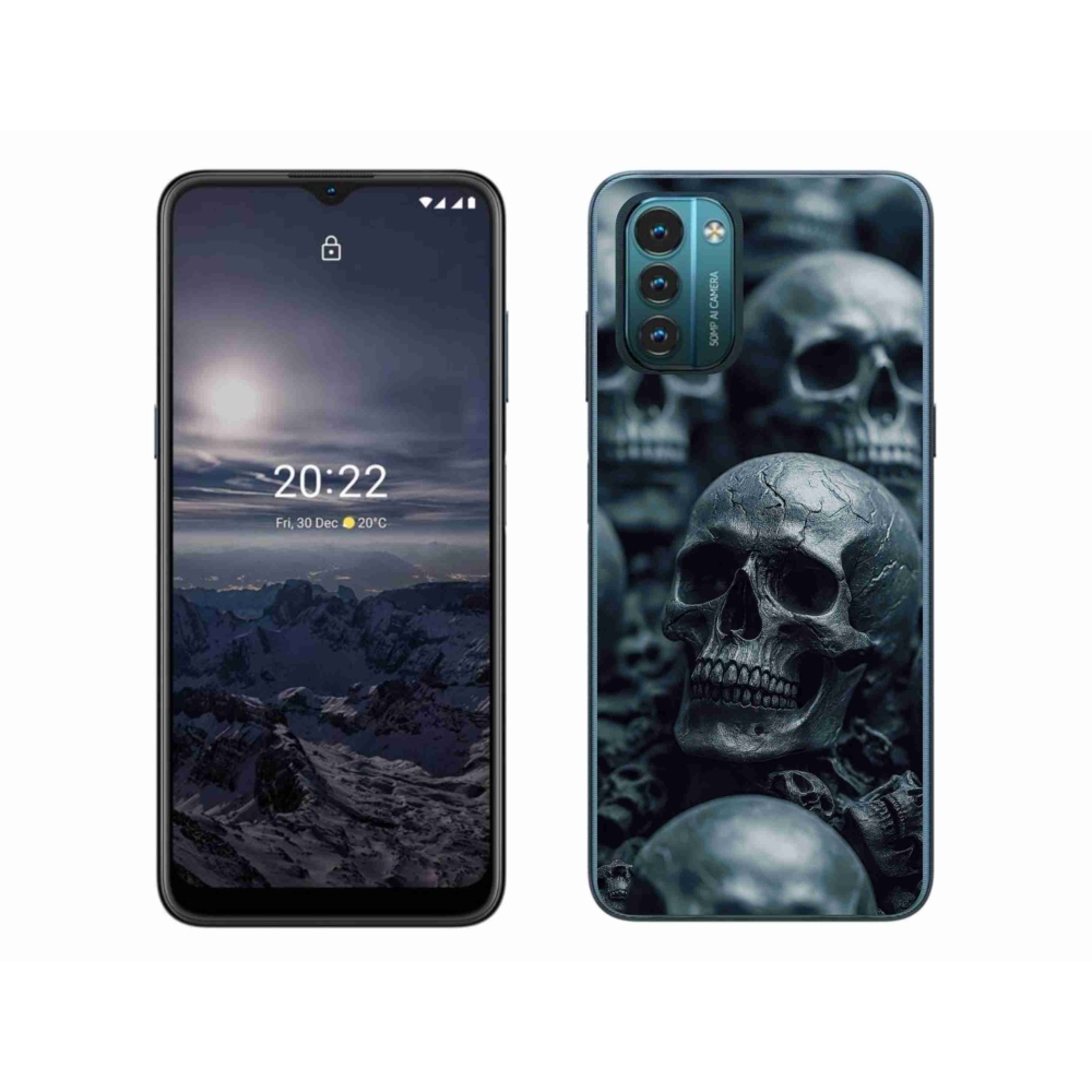 Zselés borítás mmCase a Nokia G11/G21 készülékhez - koponya 2
