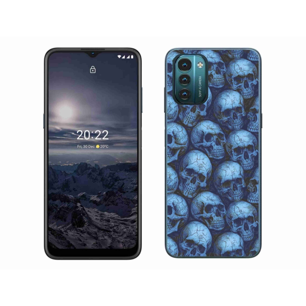 Zselés borítás mmCase a Nokia G11/G21 készülékhez - koponyák