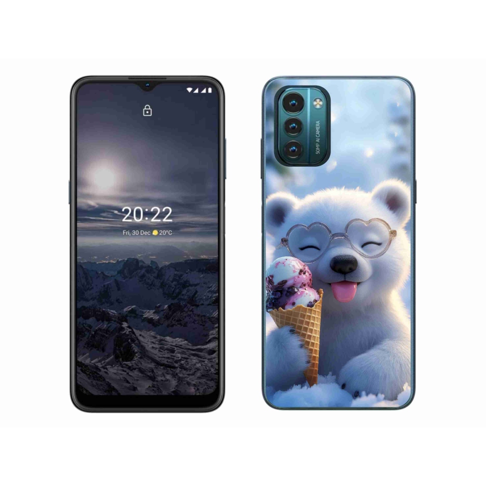 mmCase gél tok a Nokia G11/G21-hez – mackó fagylalttal