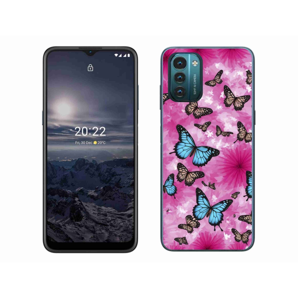Zselés borítás mmCase a Nokia G11/G21 készülékhez - pillangókert
