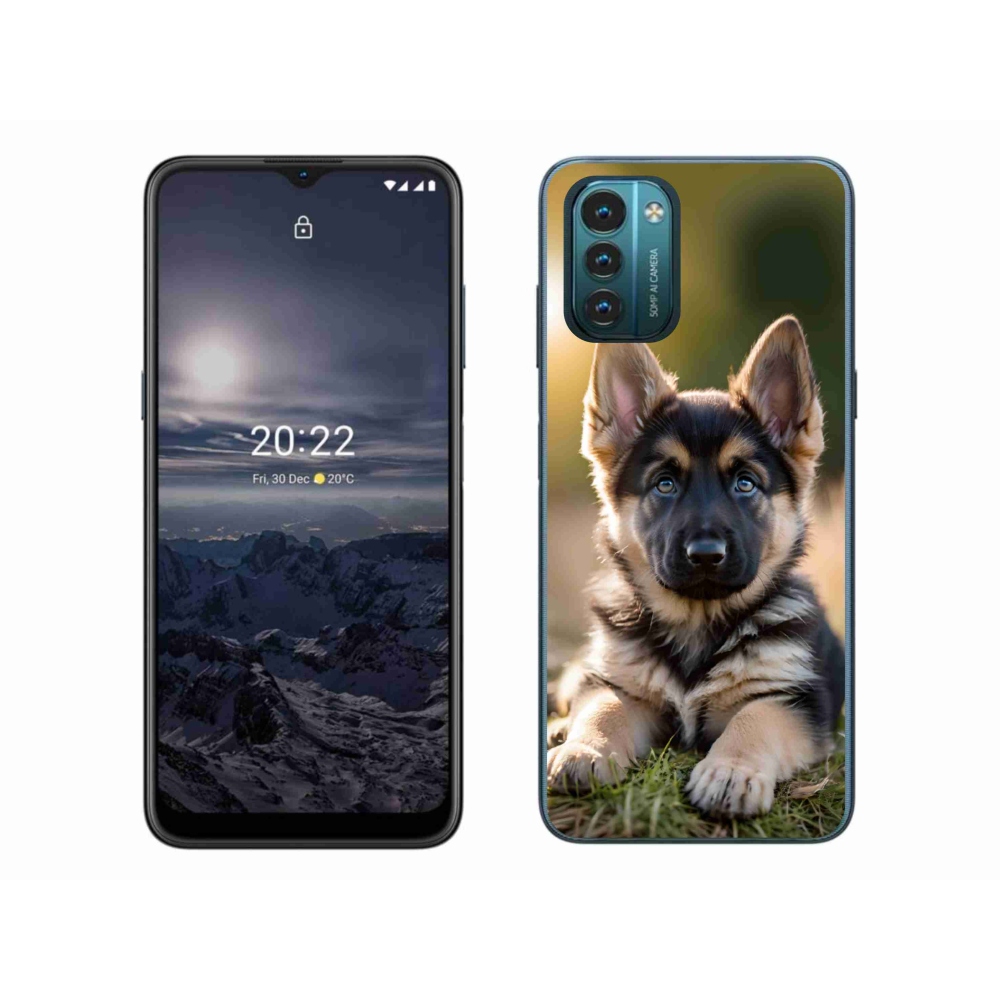 mmCase géltok a Nokia G11/G21-hez – német juhászkutya a természetben