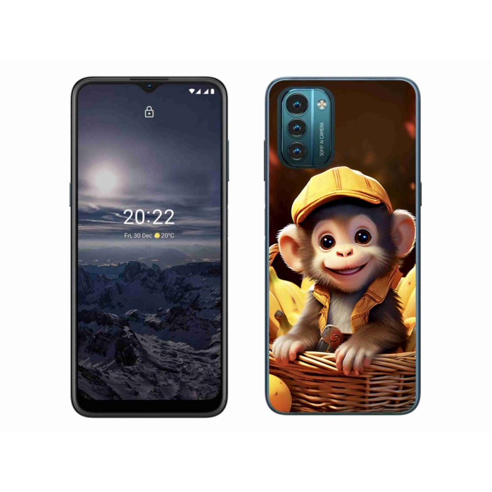 mmCase gél tok a Nokia G11/G21-hez – majom a kosárban
