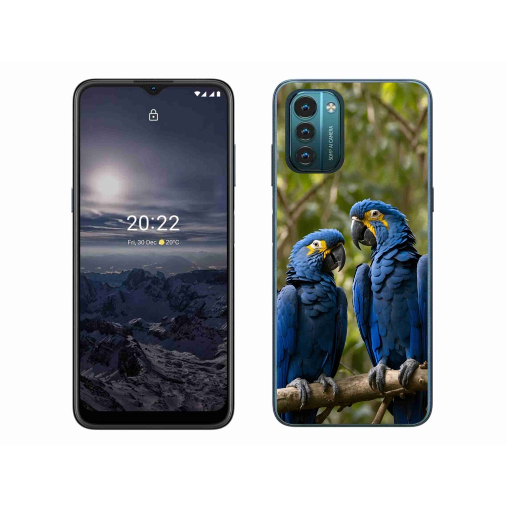 mmCase gélhuzat a Nokia G11/G21-hez – papagájduó