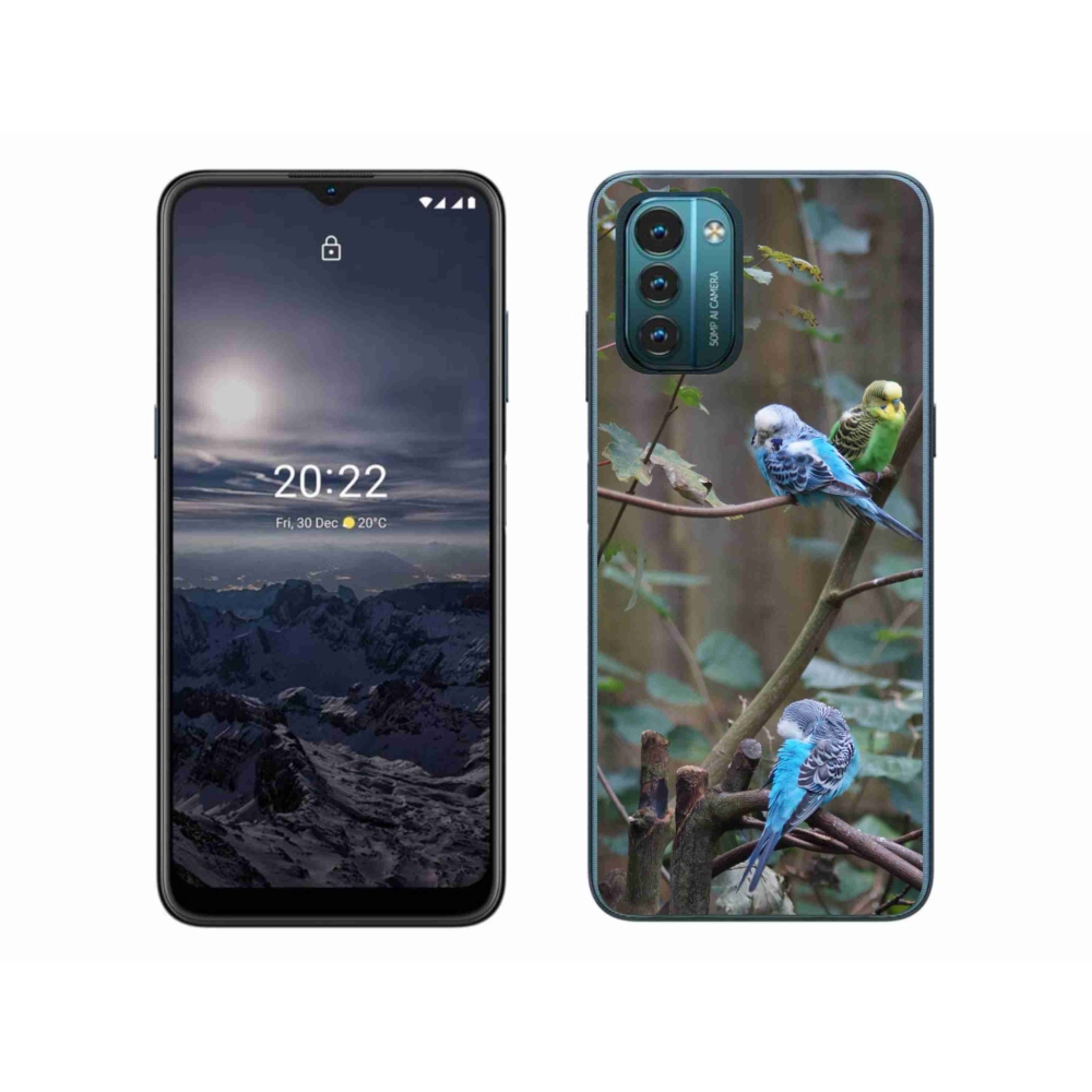 mmCase gél tok a Nokia G11/G21-hez – papagájok az ágon