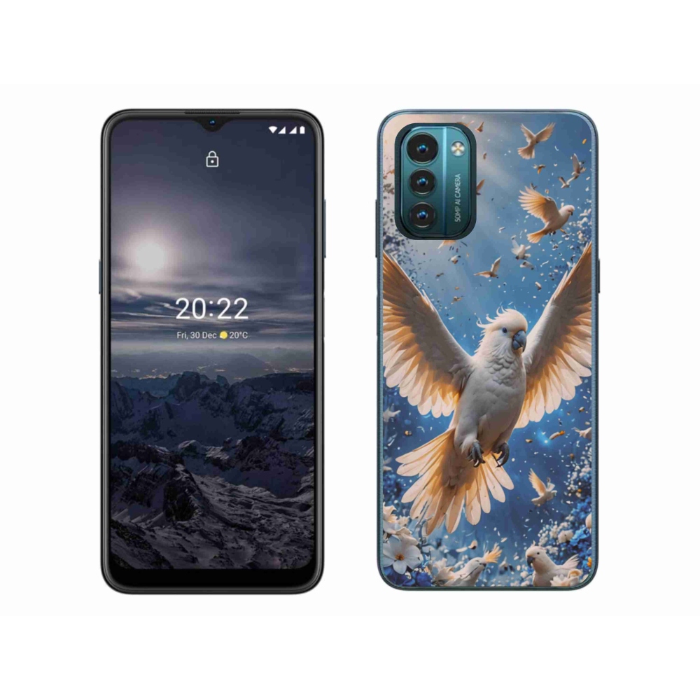 Zselés borítás mmCase a Nokia G11/G21 készülékhez - papagáj kakadu