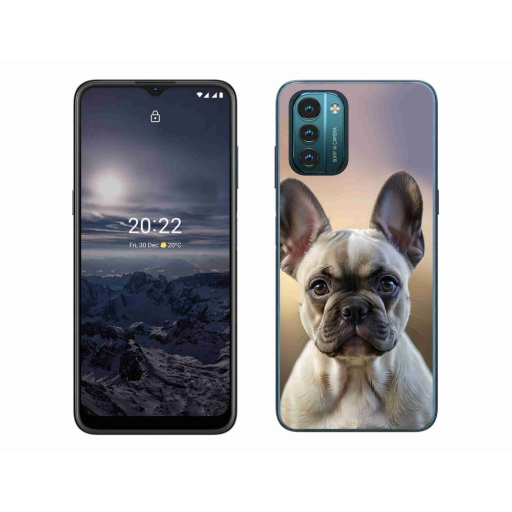mmCase gél tok a Nokia G11/G21-hez – aranyos francia buldog