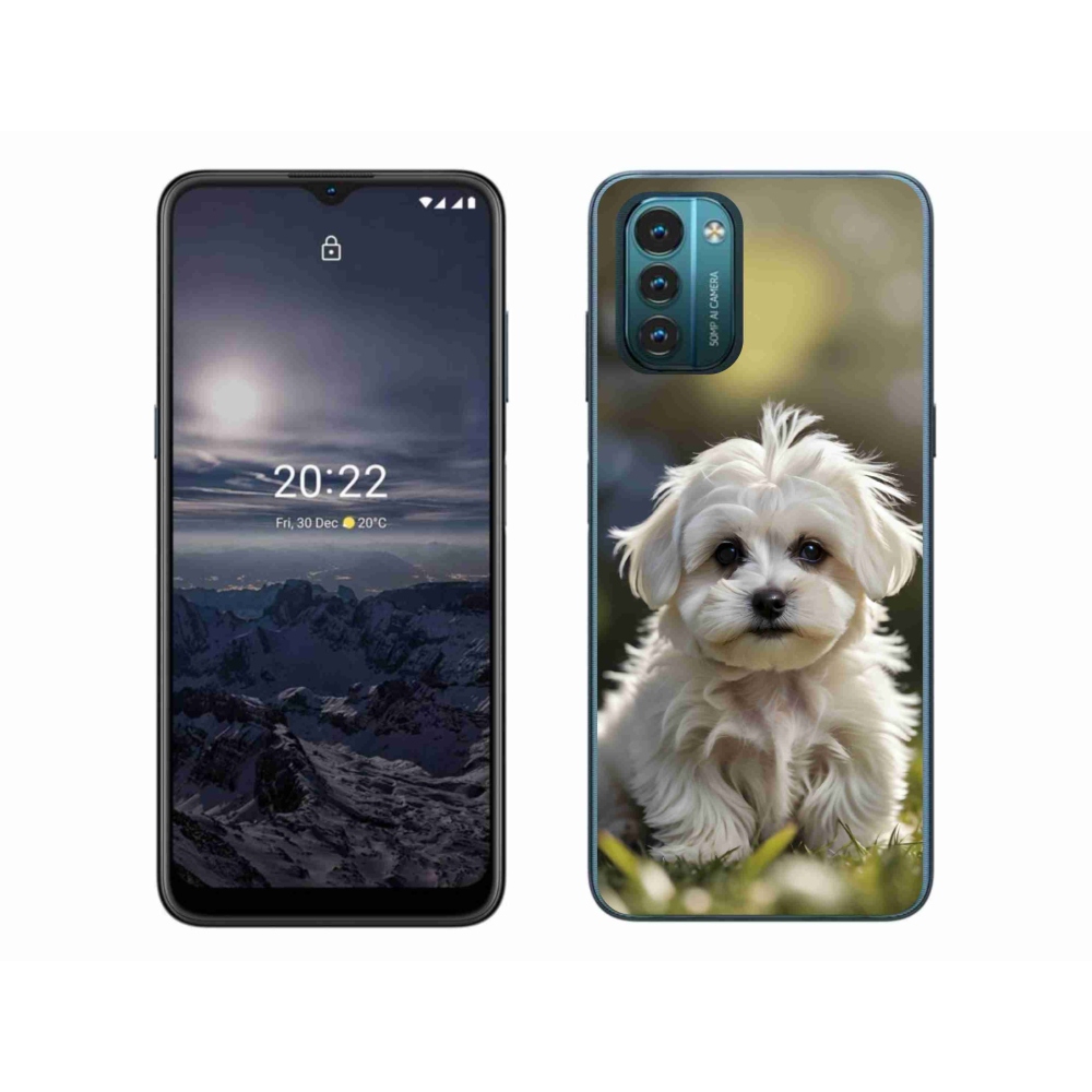 mmCase gél tok a Nokia G11/G21-hez – aranyos máltai kutyus