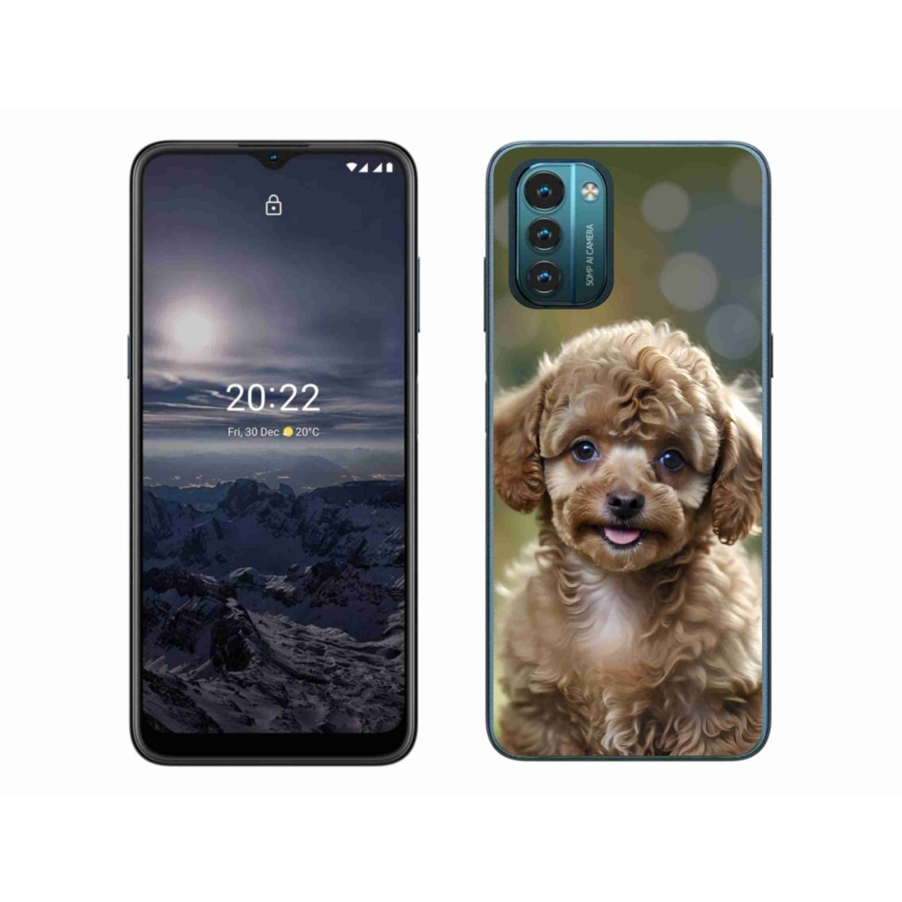 mmCase gél tok a Nokia G11/G21-hez – aranyos pudli