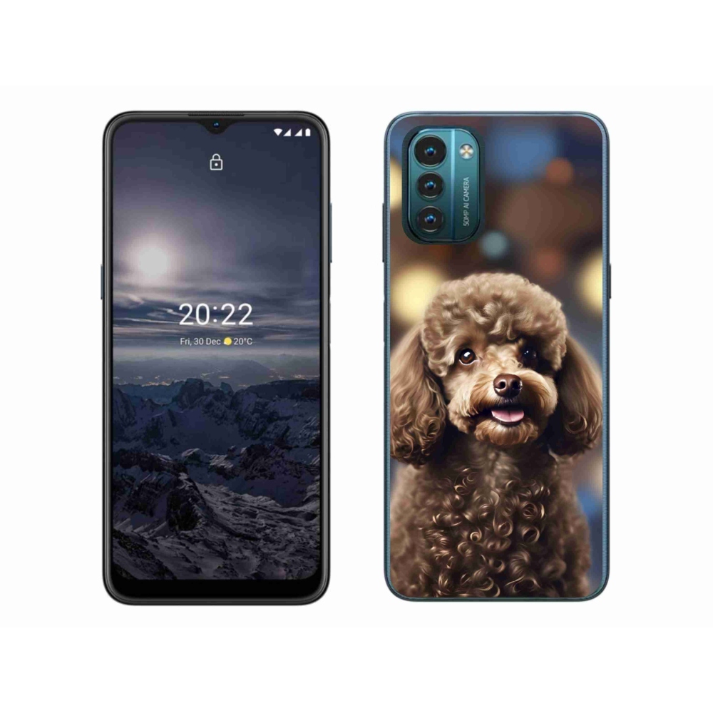 mmCase gél tok a Nokia G11/G21-hez – aranyos pudli