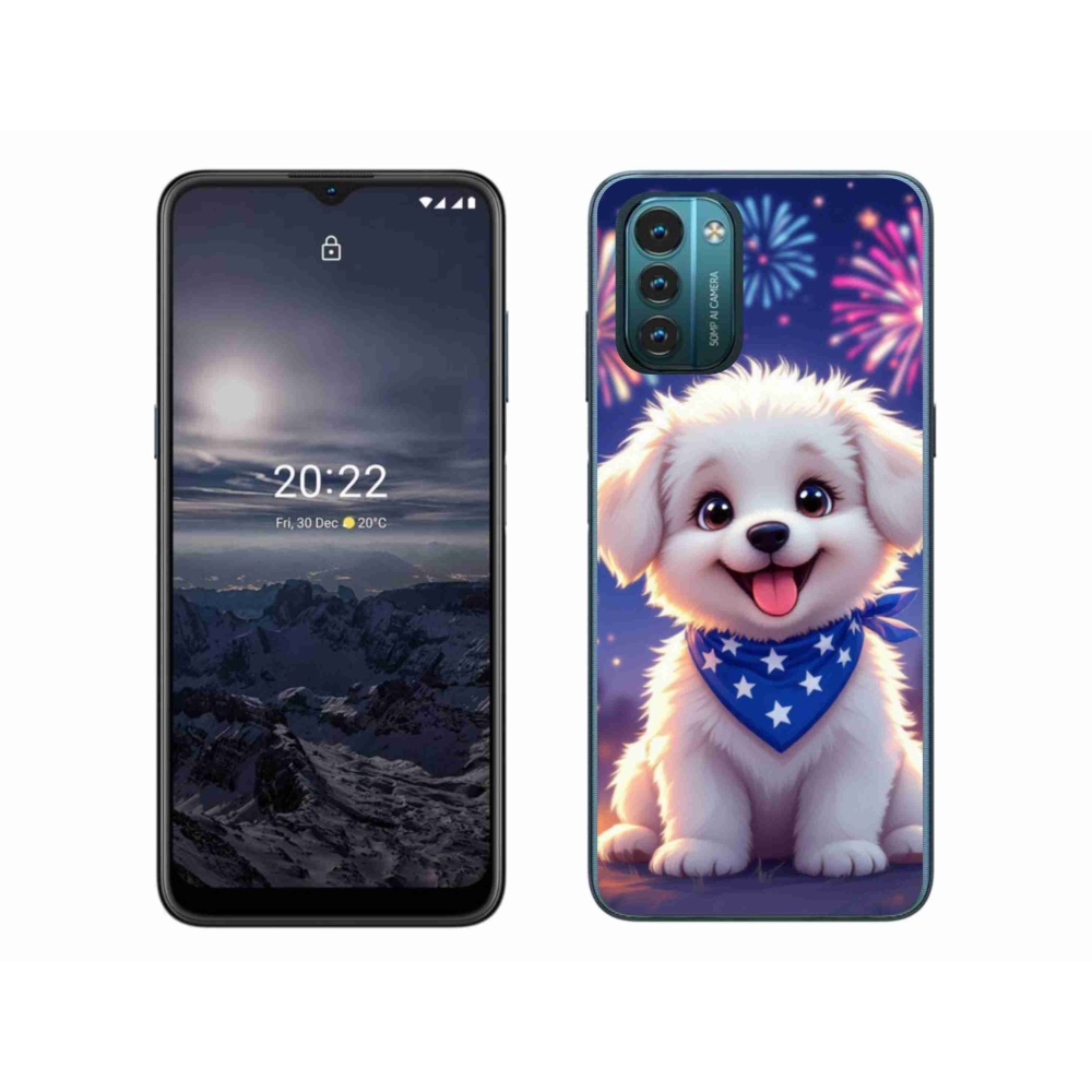 Zselés borítás mmCase a Nokia G11/G21 készülékhez - ünnepi kölyökkóró