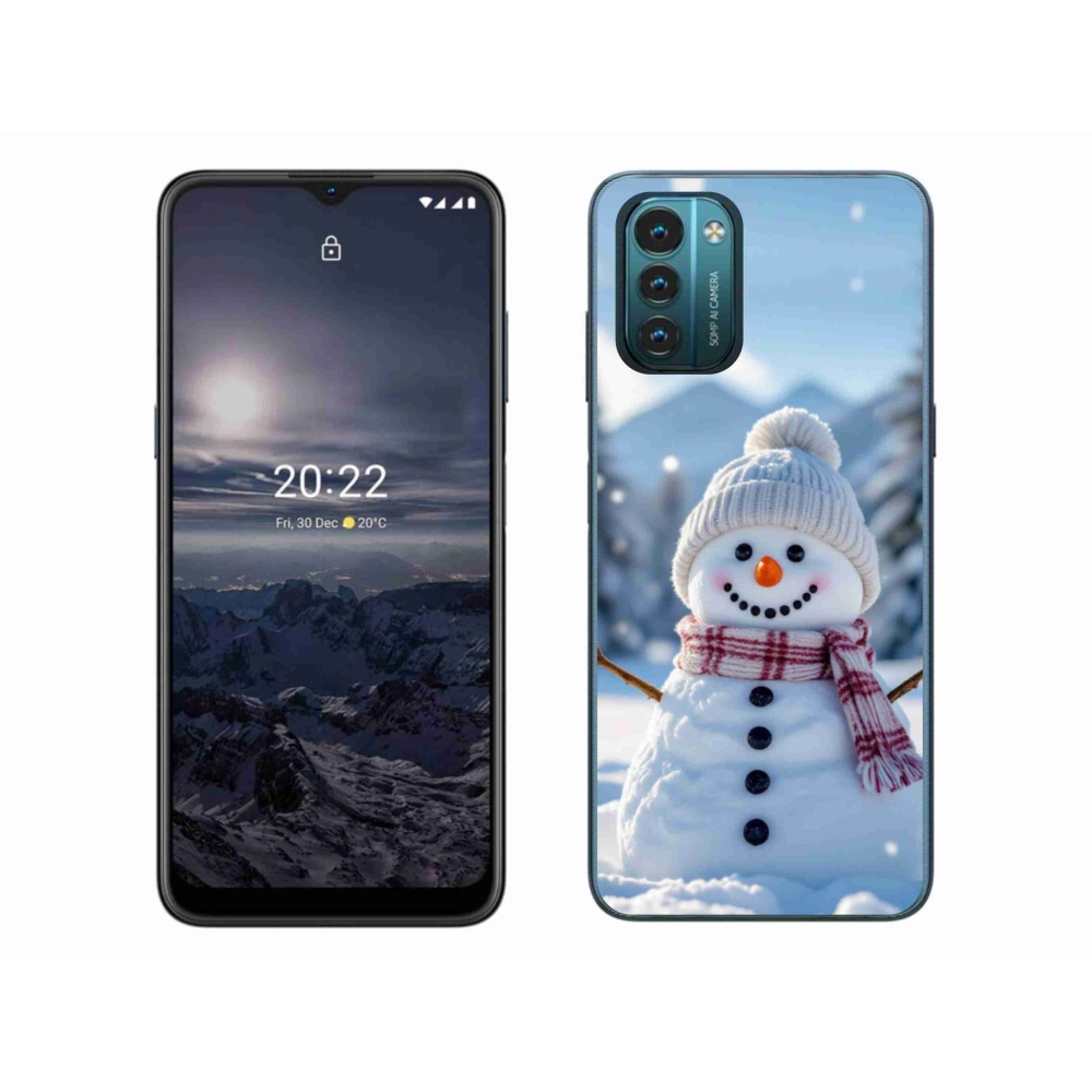 Zselés borítás mmCase a Nokia G11/G21 készülékhez - hóember 3