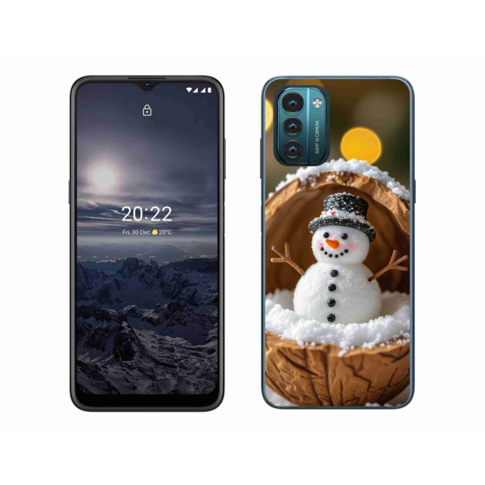 Zselés borítás mmCase a Nokia G11/G21 készülékhez - hóember 4