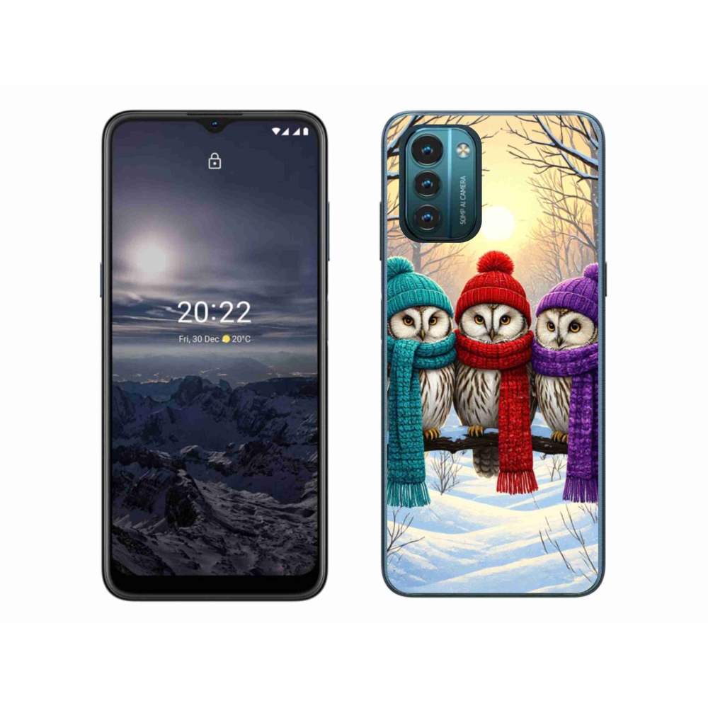 Zselés borítás mmCase a Nokia G11/G21 készülékhez - bagoly barátok