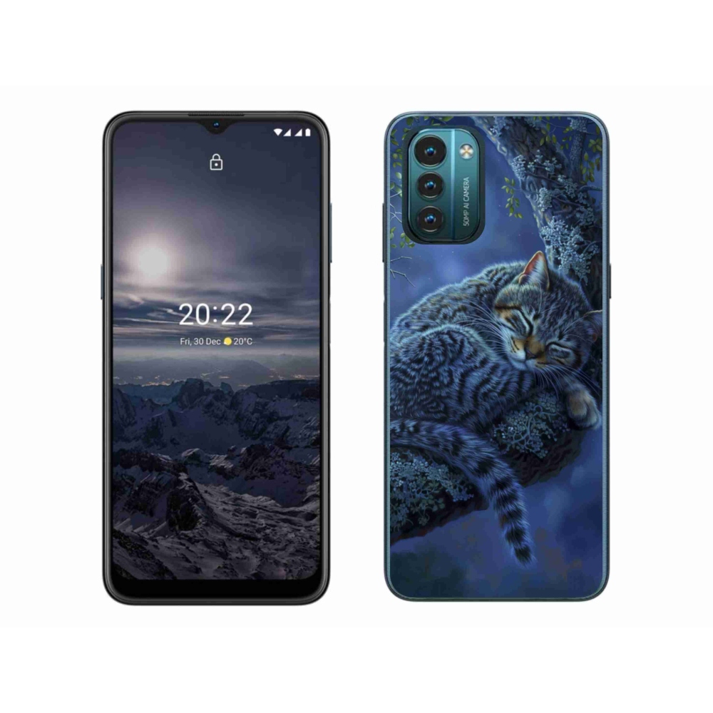 Zselés borítás mmCase a Nokia G11/G21 készülékhez - alvó macska