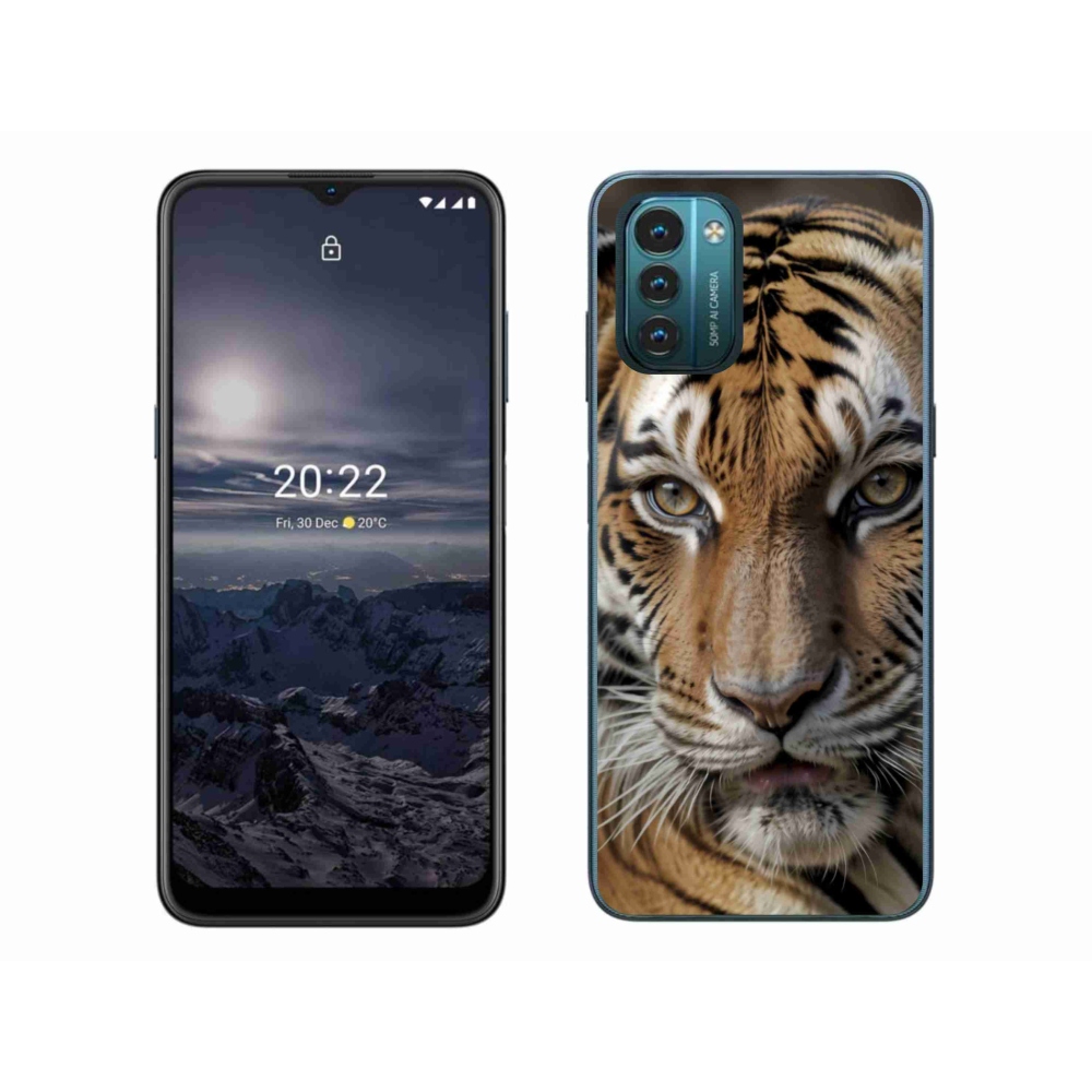 Zselés borítás mmCase a Nokia G11/G21 készülékhez - tigris nézet
