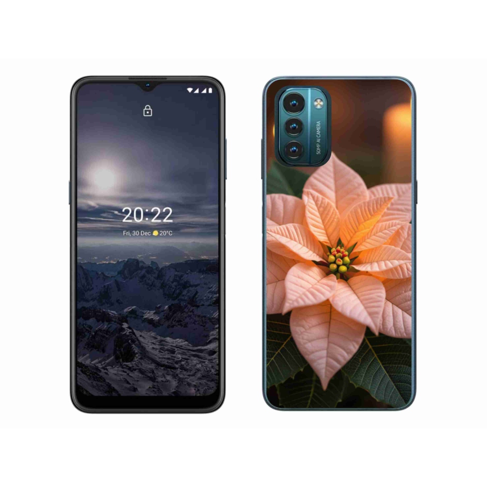 Zselés borítás mmCase a Nokia G11/G21 készülékhez - mikulásvirág