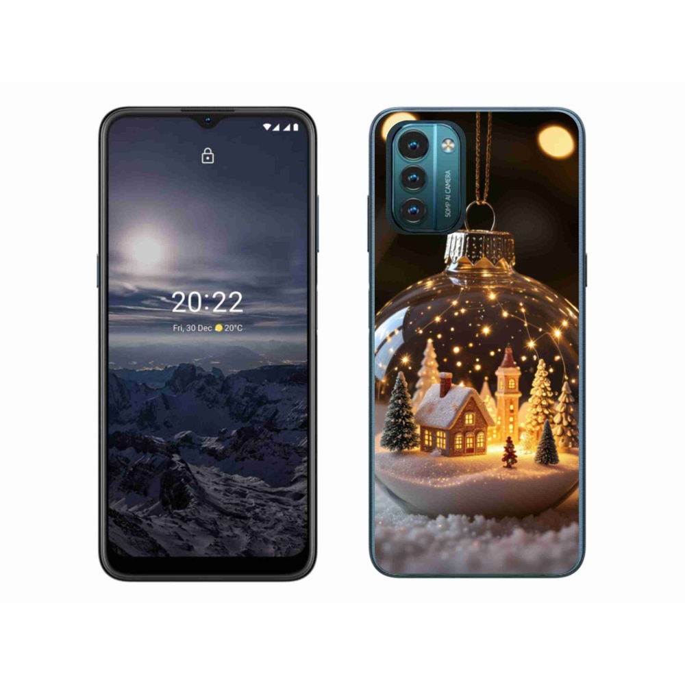 Zselés borítás mmCase a Nokia G11/G21 készülékhez - Karácsonyi gömbök 3