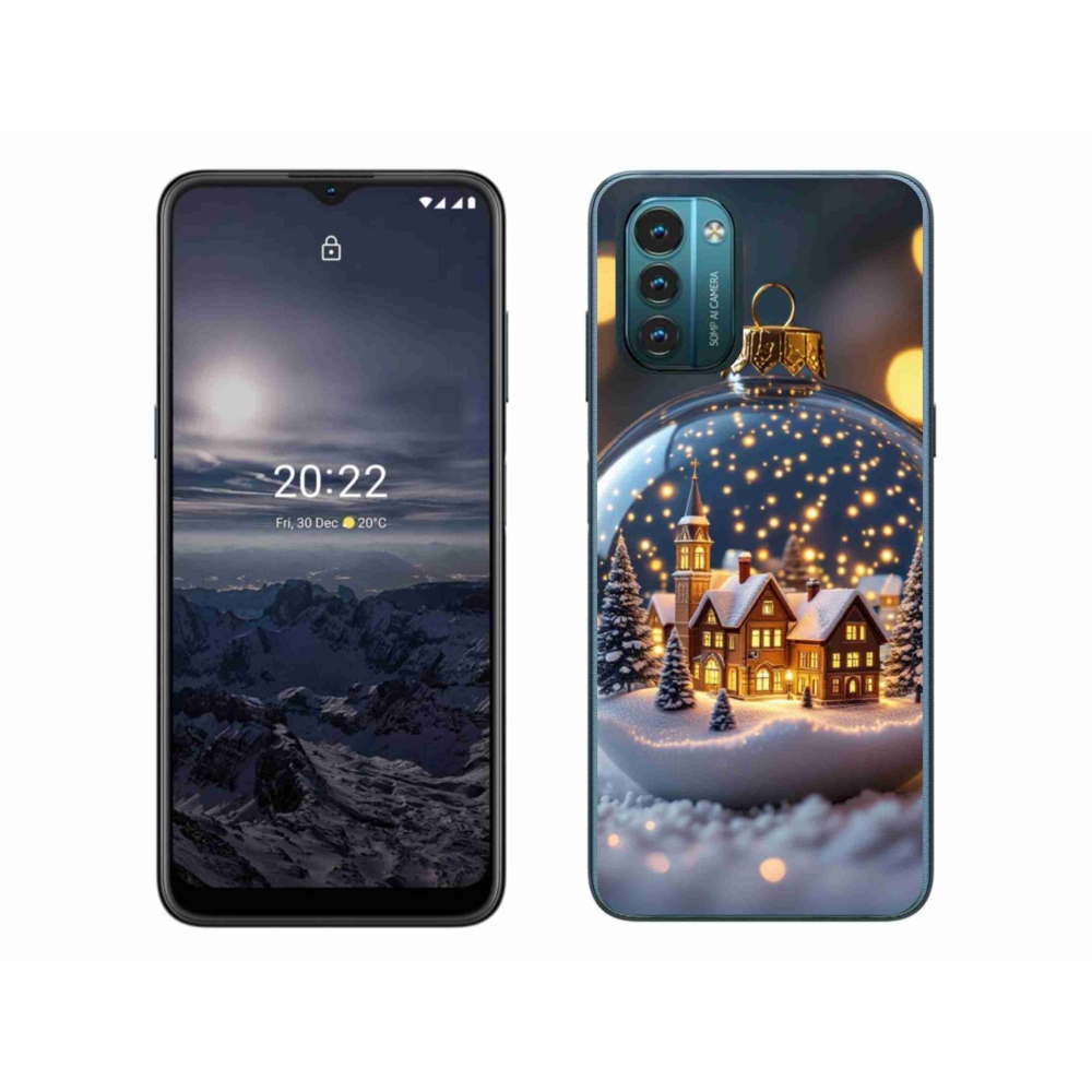 Zselés borítás mmCase a Nokia G11/G21 készülékhez - Karácsonyi gömbök 4