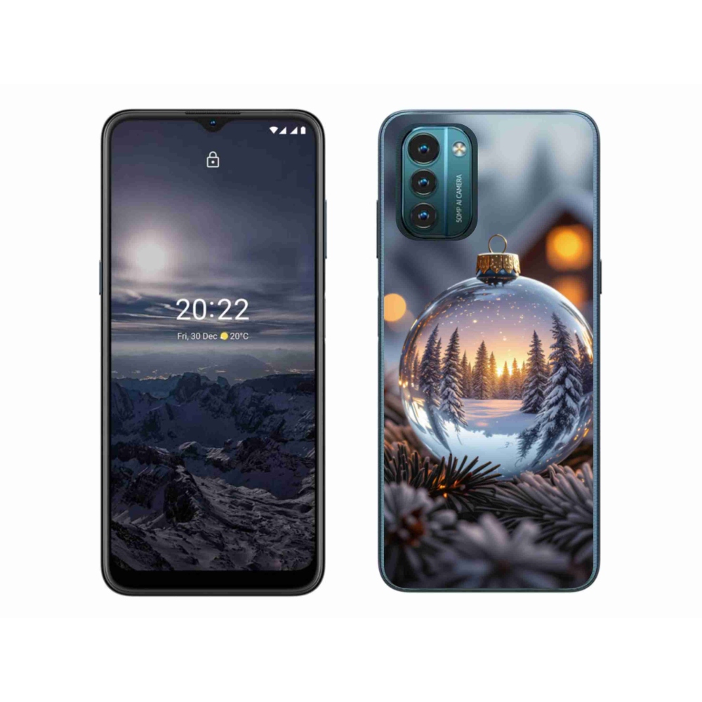 Zselés borítás mmCase a Nokia G11/G21 készülékhez - karácsonyi dekoráció