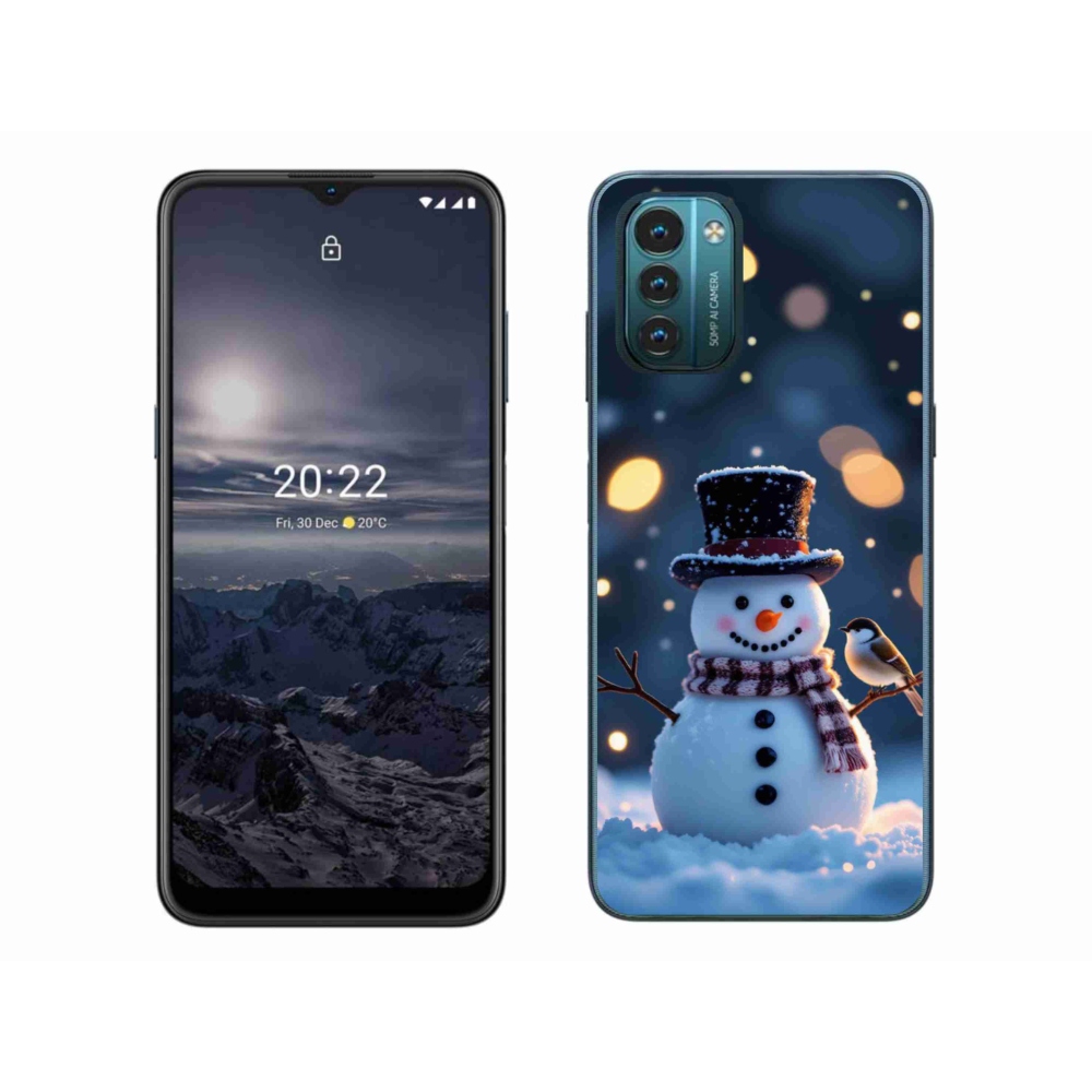 mmCase gél tok a Nokia G11/G21-hez – karácsonyi hóember