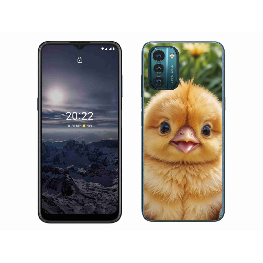 Zselés borítás mmCase a Nokia G11/G21 készülékhez - boldog csaj