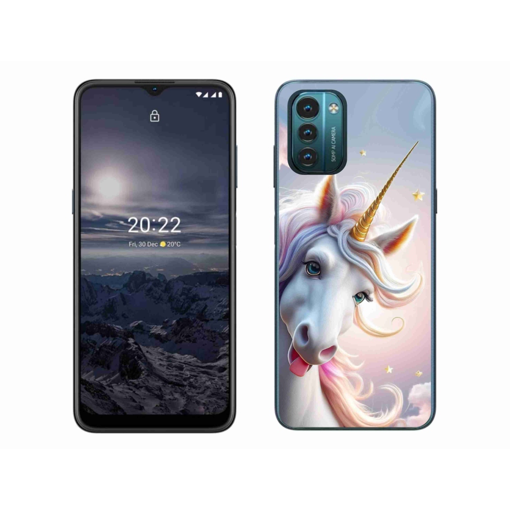 mmCase gélhuzat a Nokia G11/G21-hez – vidám egyszarvú
