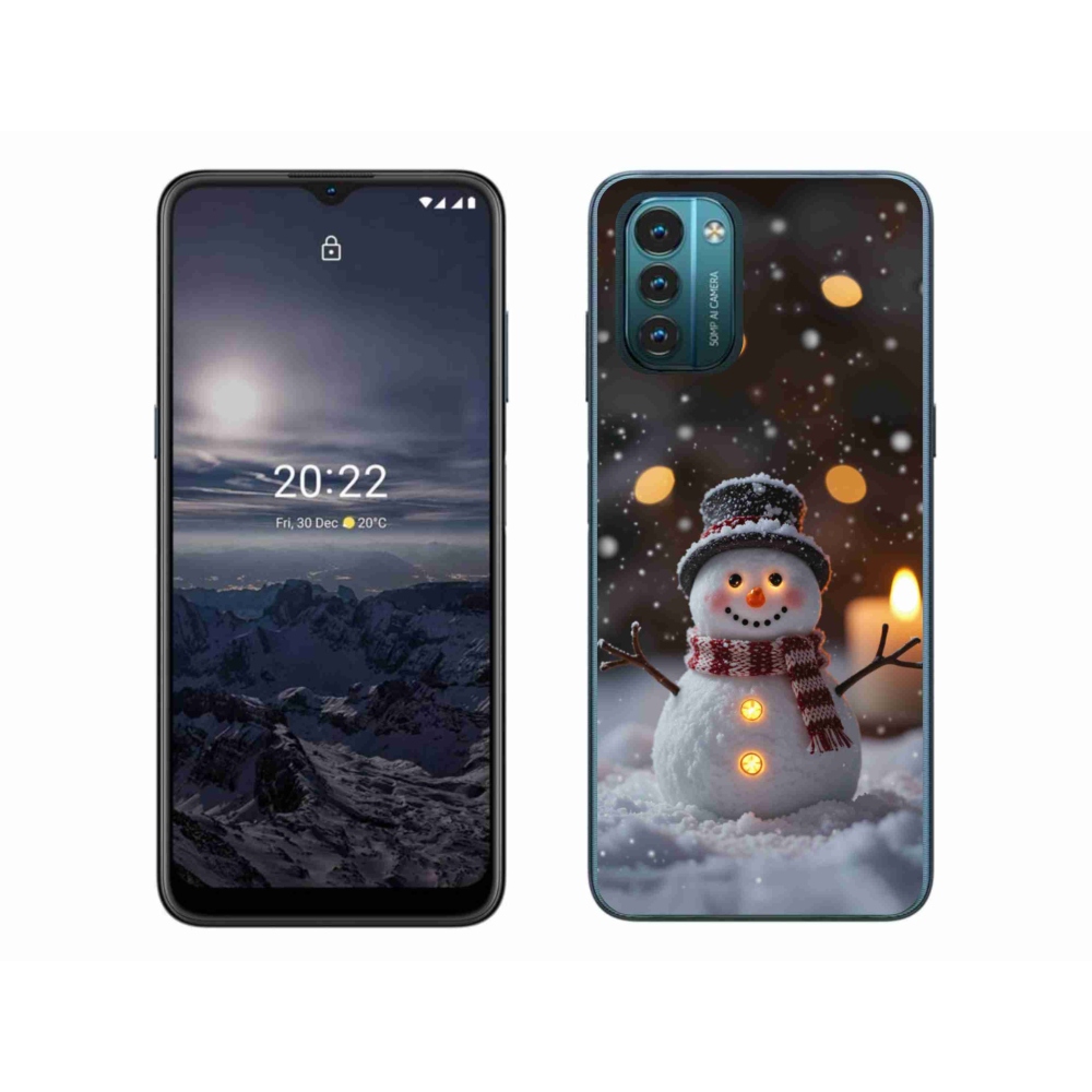 mmCase gél tok a Nokia G11/G21-hez – vidám hóember