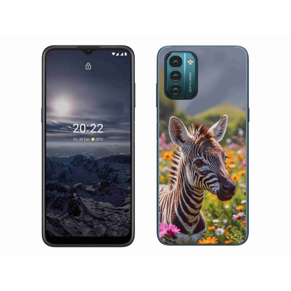 mmCase gélhuzat a Nokia G11/G21-hez – zebra a réten