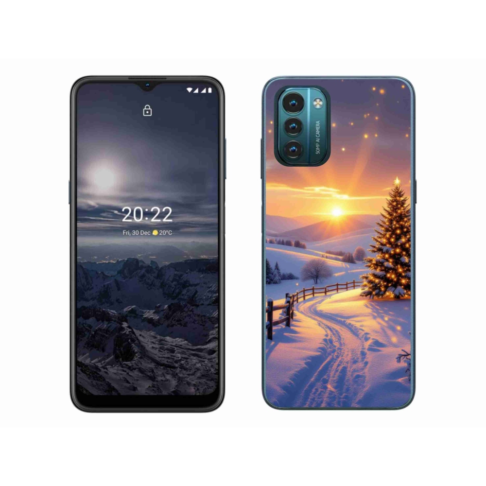 Zselés borítás mmCase a Nokia G11/G21 készülékhez - téli tájkép